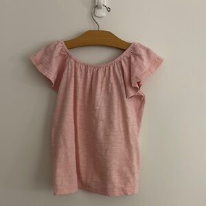 Old Navy Pink Puff Sleeve Blouse